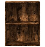 VidaXL Boekenkast 60x30x77 cm bewerkt hout gerookt eikenkleurig