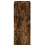VidaXL Boekenkast 60x30x77 cm bewerkt hout gerookt eikenkleurig