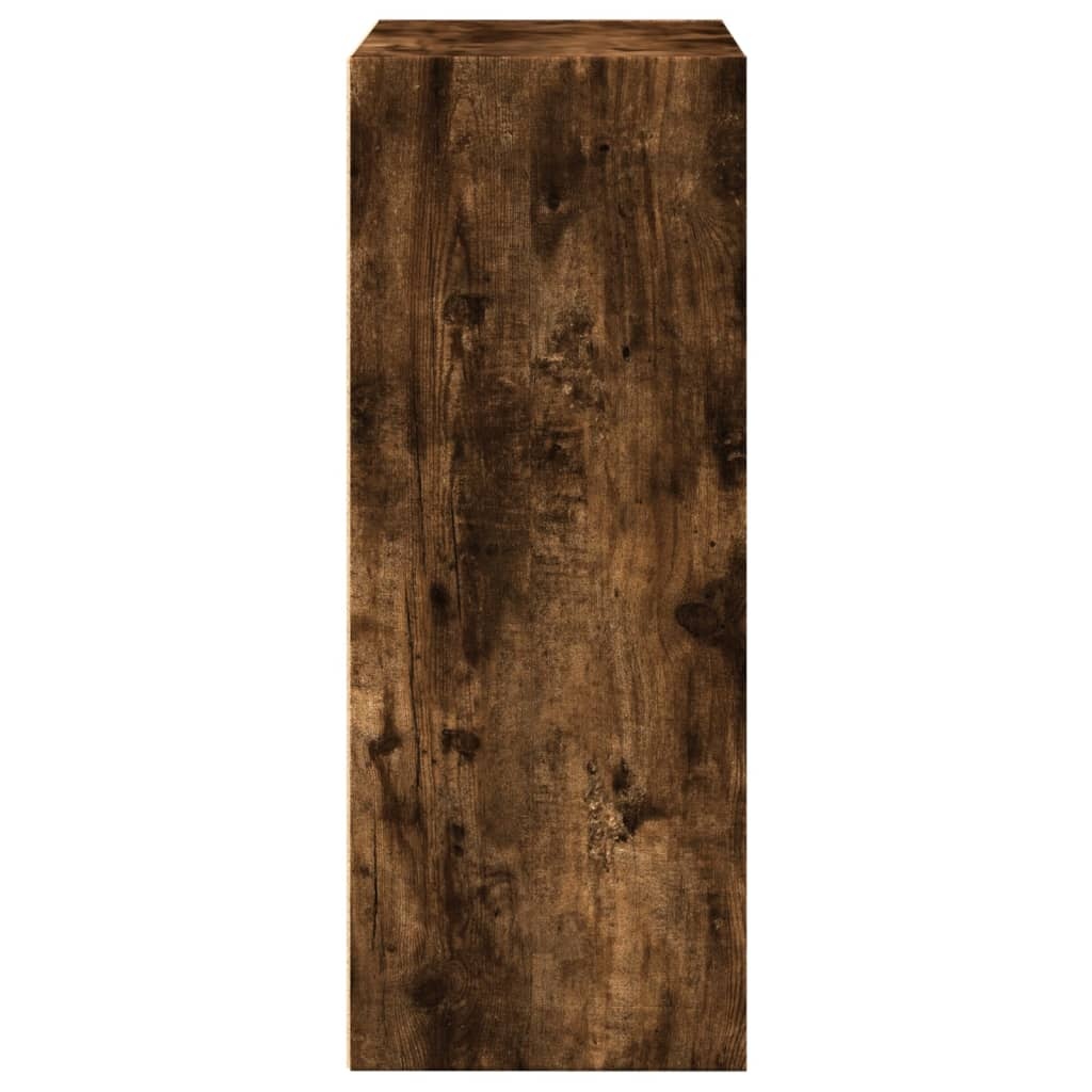 VidaXL Boekenkast 60x30x77 cm bewerkt hout gerookt eikenkleurig