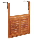 VidaXL Balkontafel hangend 64,5x44x80 cm massief acaciahout