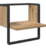 VidaXL Wandplank Ambachtelijk eiken 30 x 25 x 30 cm Bewerkt hout