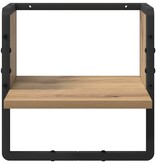 VidaXL Wandplank Ambachtelijk eiken 30 x 25 x 30 cm Bewerkt hout