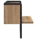 VidaXL Wandplank Ambachtelijk eiken 30 x 25 x 30 cm Bewerkt hout