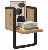 VidaXL Wandplank Ambachtelijk eiken 20 x 25 x 30 cm Bewerkt hout