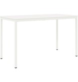 VidaXL Bartafel Wit 110 x 55 x 105 cm Massief grenenhout