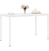 VidaXL Bartafel Wit 110 x 55 x 105 cm Massief grenenhout