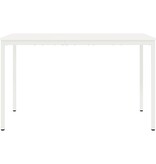 VidaXL Bartafel Wit 110 x 55 x 105 cm Massief grenenhout