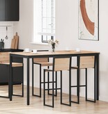 VidaXL Bartafel Naturel 110 x 55 x 105 cm Massief grenenhout