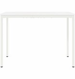 VidaXL Bartafel Wit 110 x 55 x 105 cm Massief grenenhout