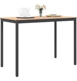 VidaXL Bartafel Naturel 110 x 55 x 105 cm Massief grenenhout