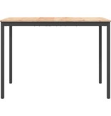 VidaXL Bartafel Naturel 110 x 55 x 105 cm Massief grenenhout