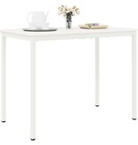 VidaXL Bartafel Wit 110 x 55 x 105 cm Massief grenenhout