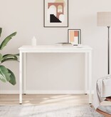 VidaXL Bartafel Wit 110 x 55 x 105 cm Massief grenenhout
