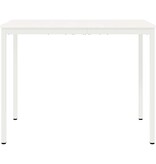 VidaXL Bartafel Wit 110 x 55 x 105 cm Massief grenenhout