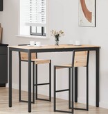 VidaXL Bartafel Naturel 110 x 55 x 105 cm Massief grenenhout
