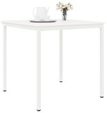 VidaXL Bartafel Wit 110 x 55 x 105 cm Massief grenenhout