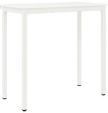 VidaXL Bartafel Wit 110 x 55 x 105 cm Massief grenenhout