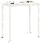 VidaXL Bartafel Wit 110 x 55 x 105 cm Massief grenenhout
