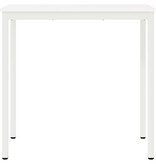 VidaXL Bartafel Wit 110 x 55 x 105 cm Massief grenenhout