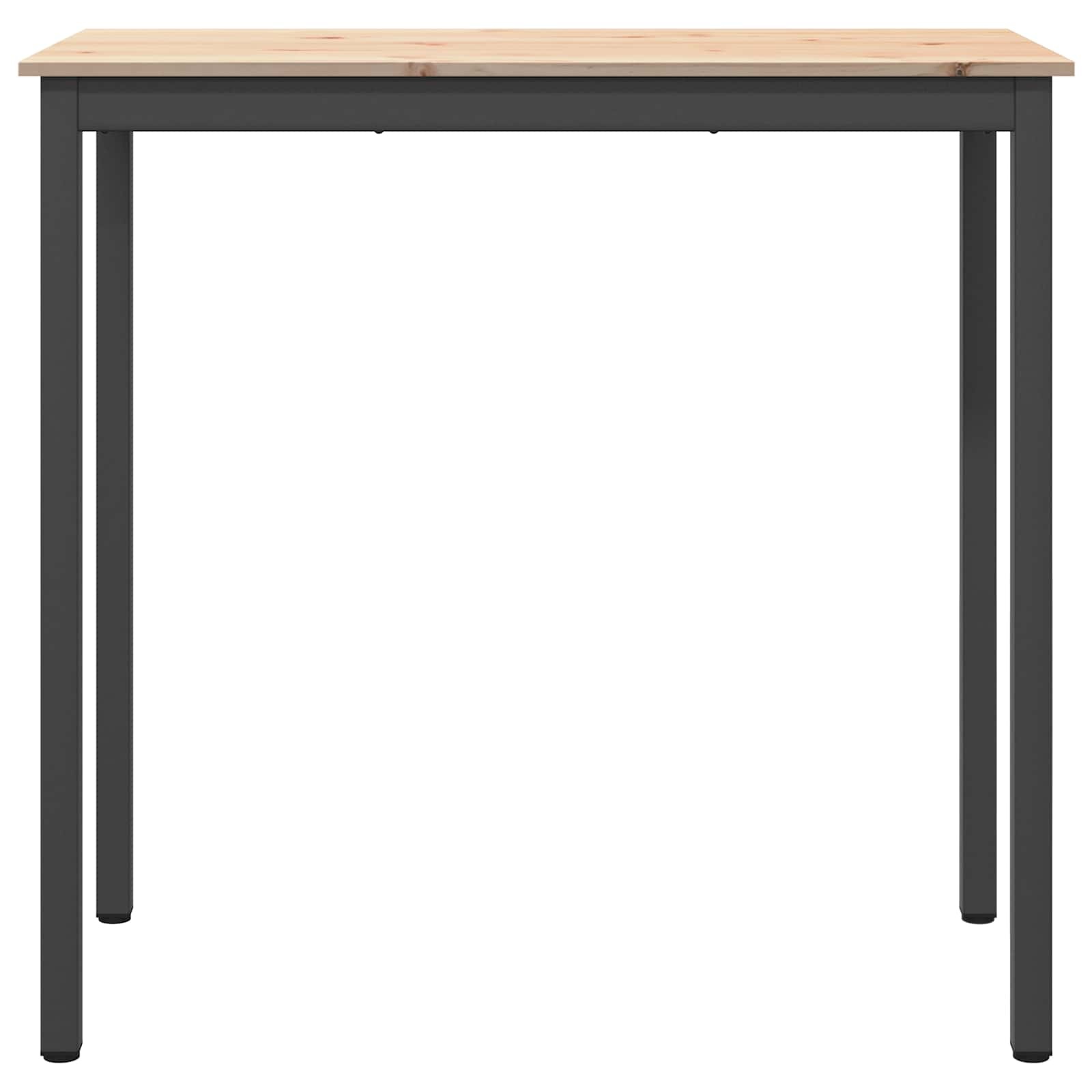 VidaXL Bartafel Naturel 110 x 55 x 105 cm Massief grenenhout