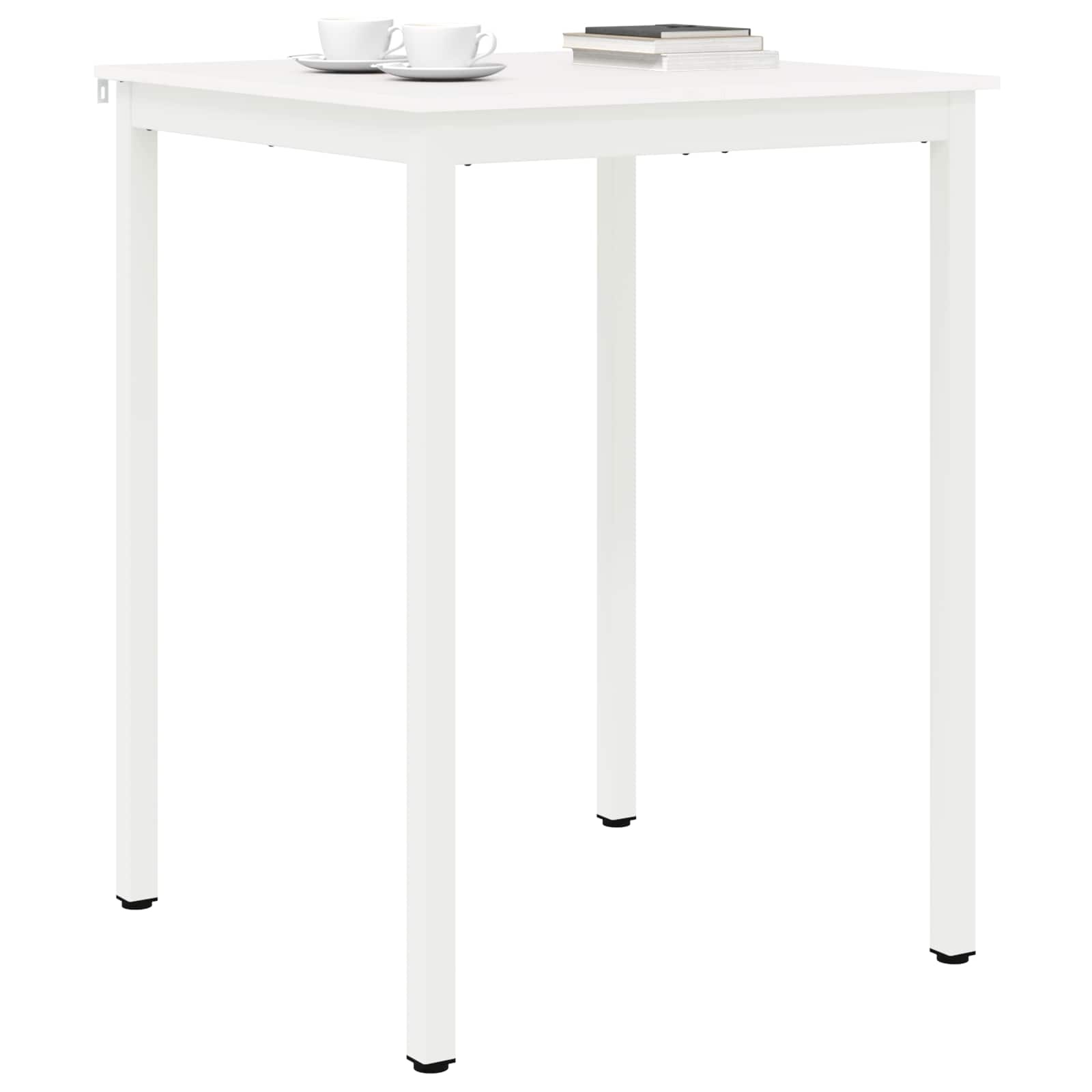 VidaXL Bartafel Wit 110 x 55 x 105 cm Massief grenenhout