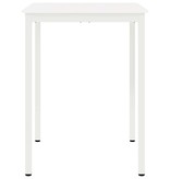 VidaXL Bartafel Wit 110 x 55 x 105 cm Massief grenenhout