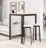 VidaXL Bartafel Naturel 110 x 55 x 105 cm Massief grenenhout