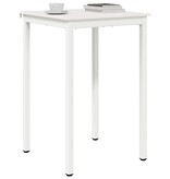 VidaXL Bartafel Wit 110 x 55 x 105 cm Massief grenenhout