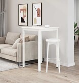 VidaXL Bartafel Wit 110 x 55 x 105 cm Massief grenenhout