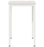 VidaXL Bartafel Wit 110 x 55 x 105 cm Massief grenenhout