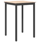 VidaXL Bartafel Naturel 110 x 55 x 105 cm Massief grenenhout