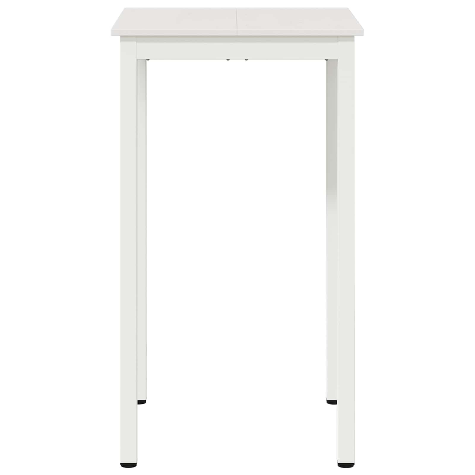 VidaXL Bartafel Wit 60 x 60 x 105 cm Massief grenenhout