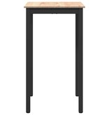 VidaXL Bartafel Naturel 60 x 60 x 105 cm Massief grenenhout