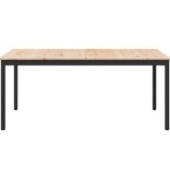 VidaXL Eettafel Naturel 180 x 90 x 75 cm Massief grenenhout