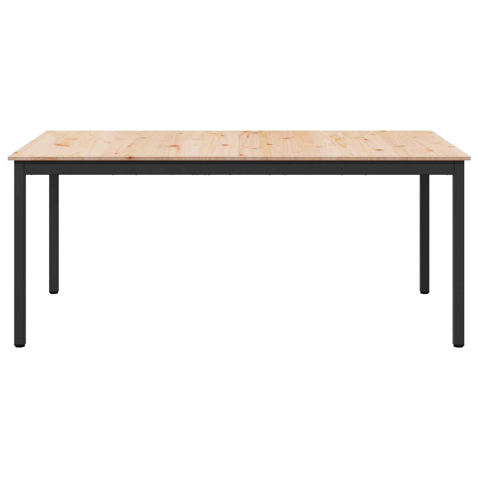 VidaXL Eettafel Naturel 180 x 90 x 75 cm Massief grenenhout