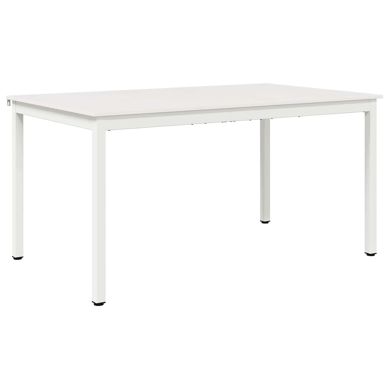 VidaXL Eettafel Wit 150 x 90 x 75 cm Massief grenenhout