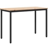 VidaXL Eettafel Naturel 110 x 55 x 75 cm Massief grenenhout