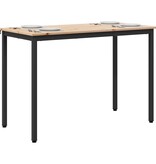 VidaXL Eettafel Naturel 110 x 55 x 75 cm Massief grenenhout