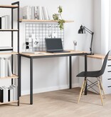 VidaXL Eettafel Naturel 110 x 55 x 75 cm Massief grenenhout