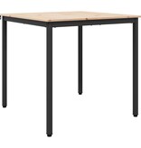 VidaXL Eettafel Naturel 80 x 80 x 75 cm Massief grenenhout