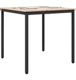 VidaXL Eettafel Naturel 80 x 80 x 75 cm Massief grenenhout