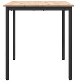 VidaXL Eettafel Naturel 70 x 70 x 75 cm Massief grenenhout