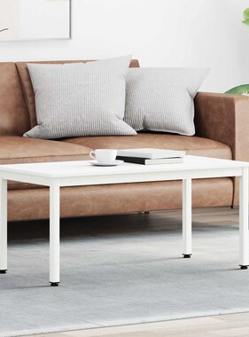 VidaXL Salontafel Wit 100 x 50 x 45 cm Massief grenenhout