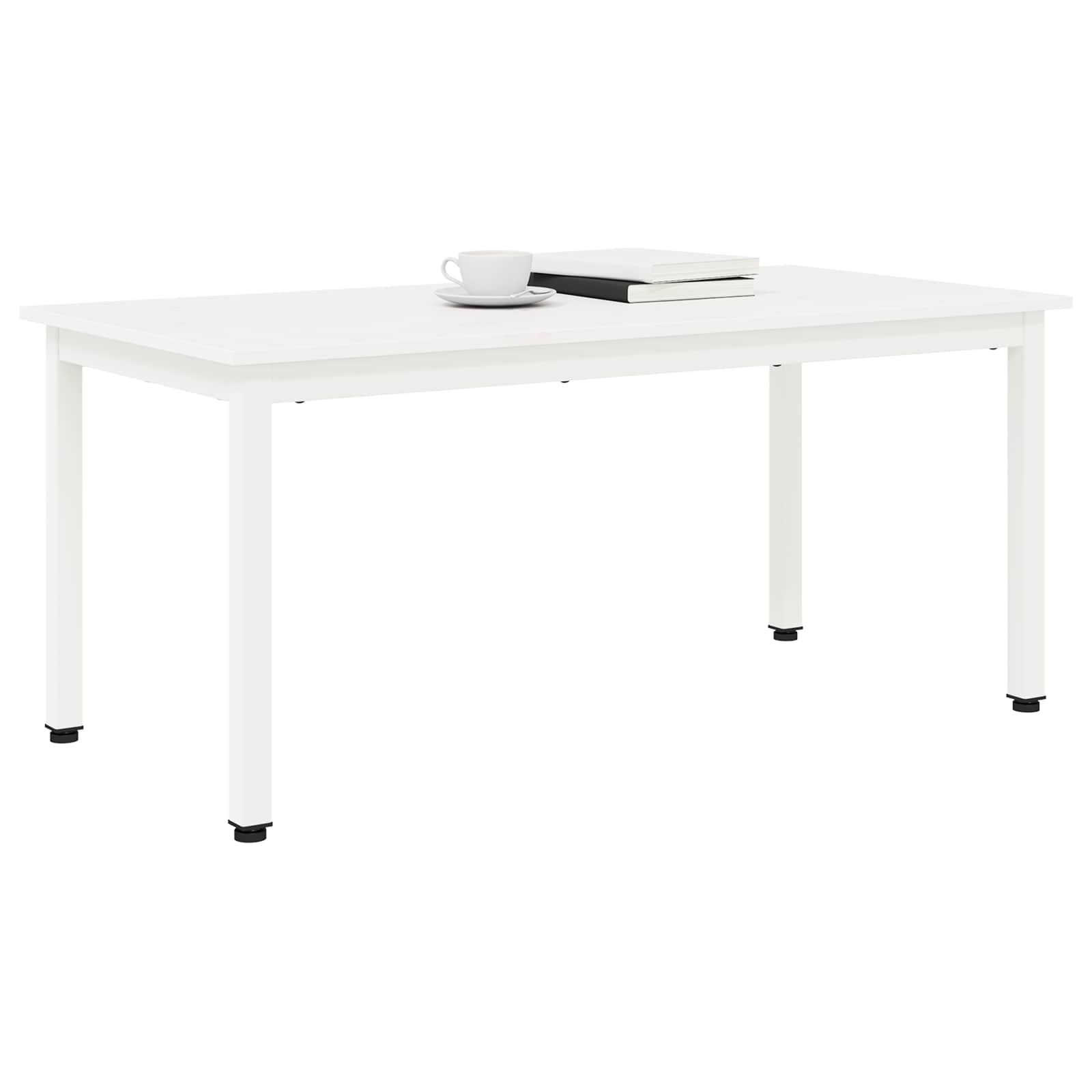 VidaXL Salontafel Wit 100 x 50 x 45 cm Massief grenenhout