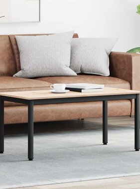 VidaXL Salontafel Naturel 100 x 50 x 45 cm Massief grenenhout