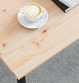 VidaXL Salontafel Naturel 100 x 50 x 45 cm Massief grenenhout