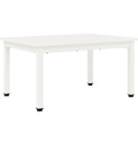 VidaXL Salontafel Wit 60 x 50 x 36 cm Massief grenenhout