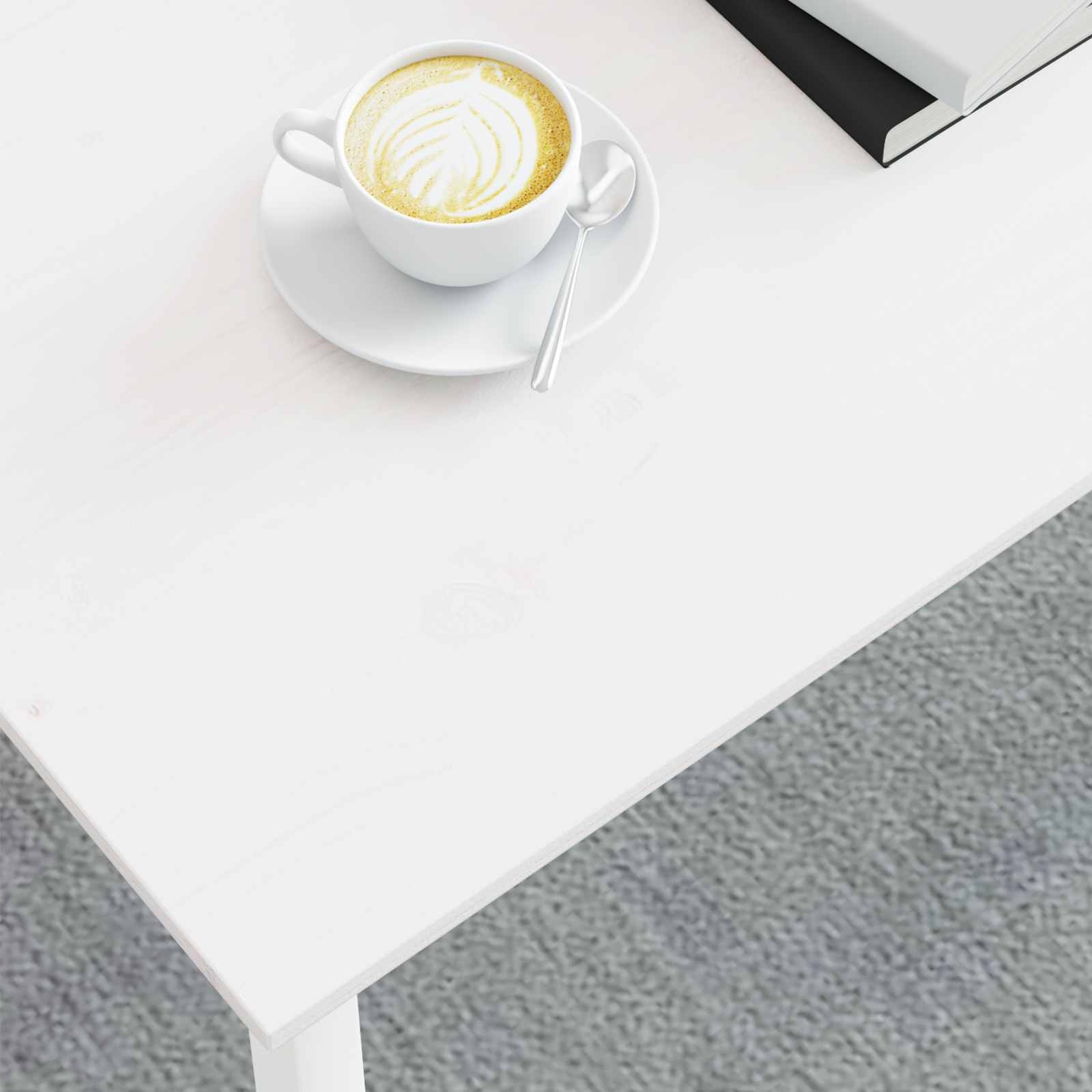 VidaXL Salontafel Wit 60 x 50 x 36 cm Massief grenenhout