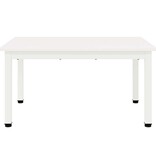 VidaXL Salontafel Wit 60 x 50 x 36 cm Massief grenenhout