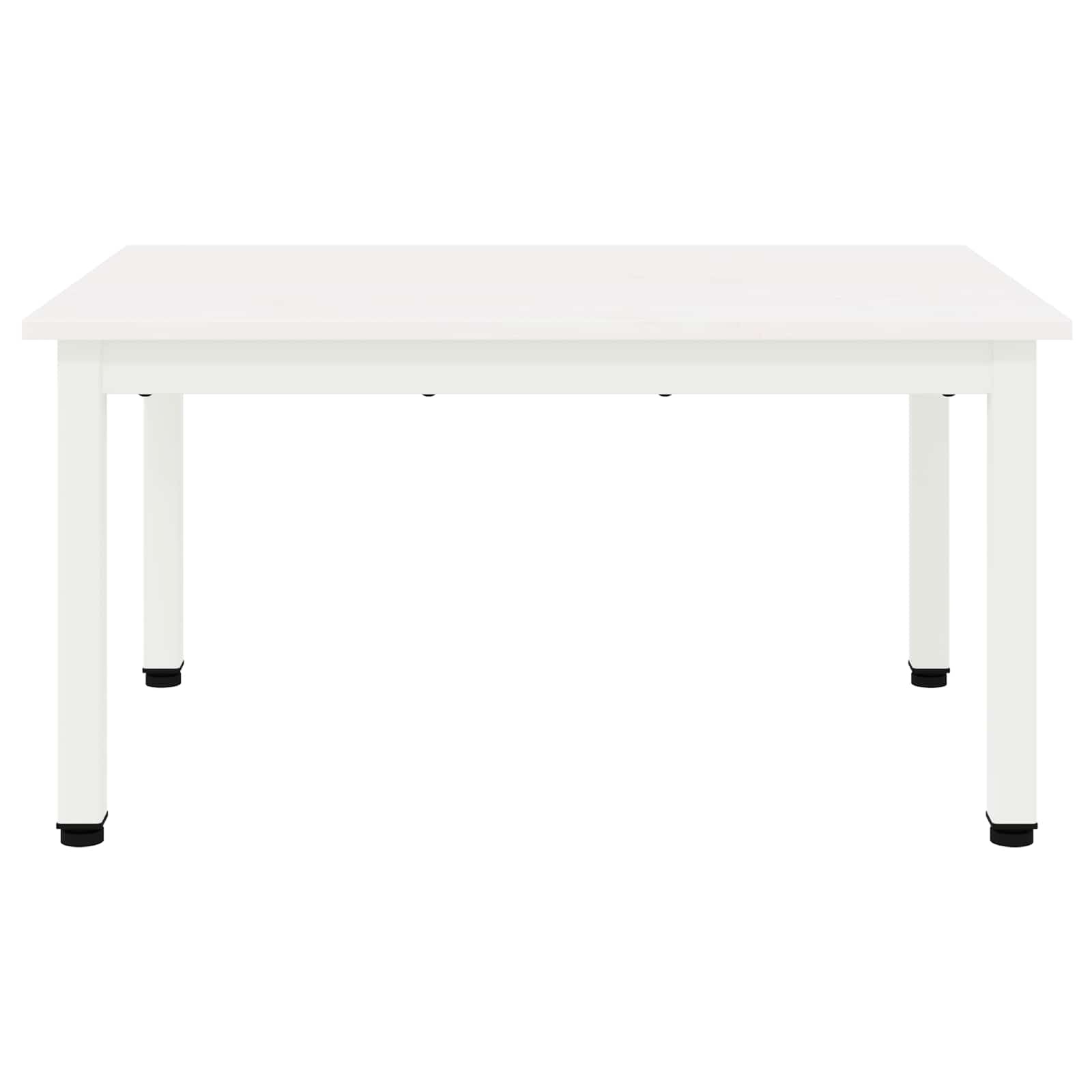 VidaXL Salontafel Wit 60 x 50 x 36 cm Massief grenenhout